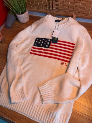 Jersey Polo Ralph Lauren Bandera USA Talla M
