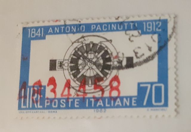 Repubblica 1962- Pacinotti- Lire 70 annullato