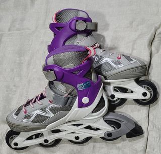 Patines en línea niña morado Oxelo
