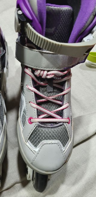 Patines en línea niña morado Oxelo