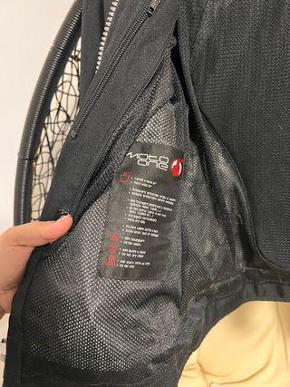 Chaqueta Moto Negra ONE