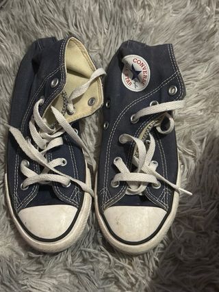 Zapatillas Converse Azul y Blanco Talla 32