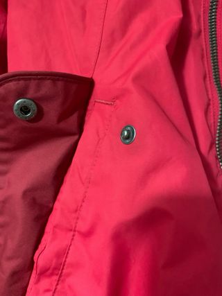 Chubasquero rosa Decathlon talla XS