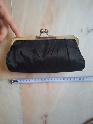 Bolso de mano negro