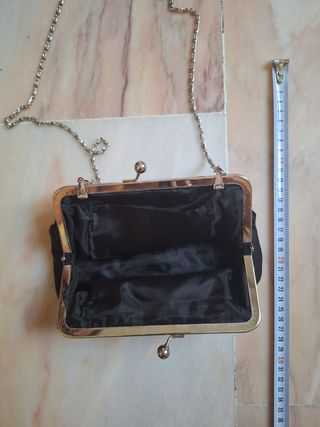 Bolso de mano negro