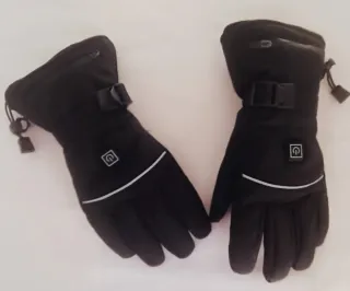 Guantes de moto negros calefactables nuevos sin us