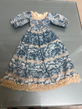 Vestido nostalgia azul Nancy años 70