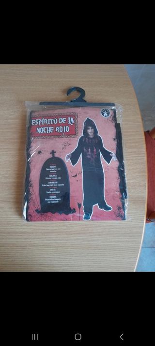Disfraz Infantil Espíritu de la Noche Rojo