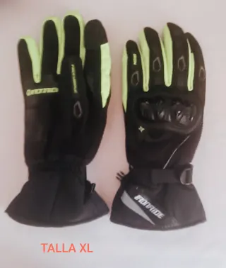 Guantes Moto Ironride Talla XL Negro/Verde