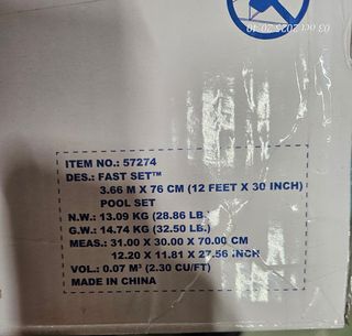 Piscina Bestway Fast Set 3.66m