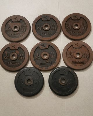Discos de pesas Domyos