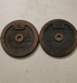 Discos de pesas Domyos