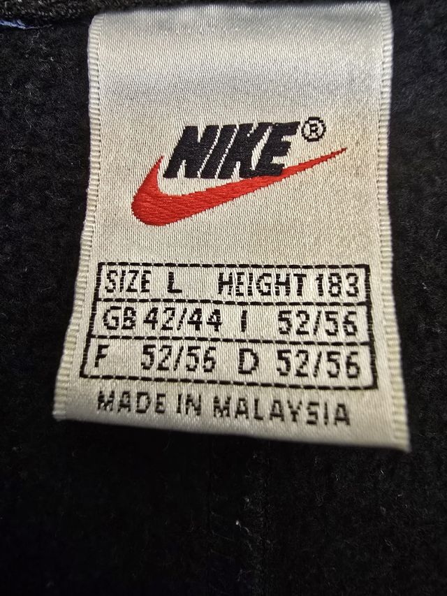 Felpa Nike Nera con Zip Taglia L