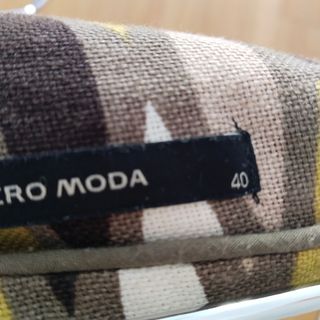 Falda vintage estampado geométrico