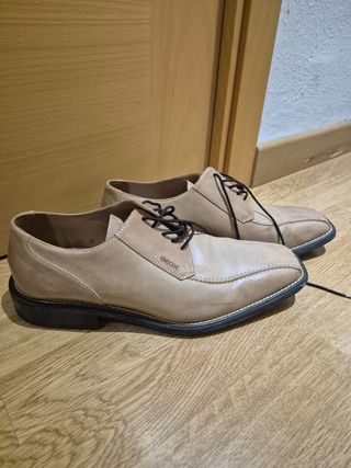 Zapatos Geox Hombre Beige/Negro