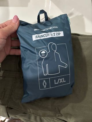 Chubasquero Quechua Raincut 1/2 Zip L/XL