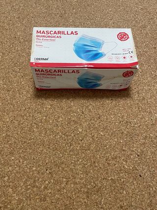 Caja 50 Mascarillas Quirúrgicas DDERMA