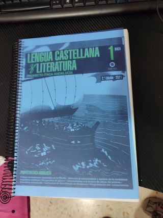 Libro de primero de bachillerato de lengua 