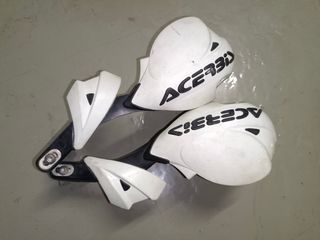 Paramanos/cubre manetas blancos Acerbis Moto /Quad