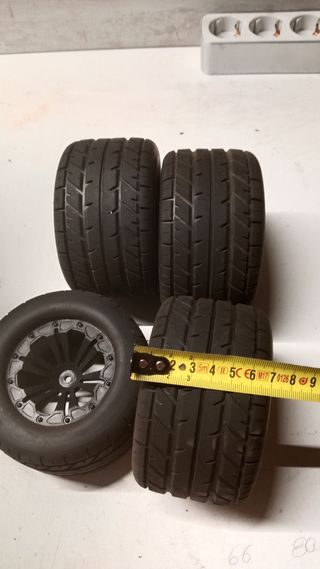 Ruedas Coche RC (4 unidades)