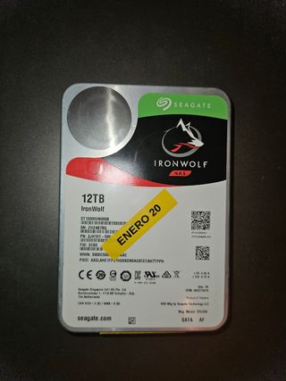 Disco Duro Seagate 12TB IronWolf NAS NEGOCIABLE!