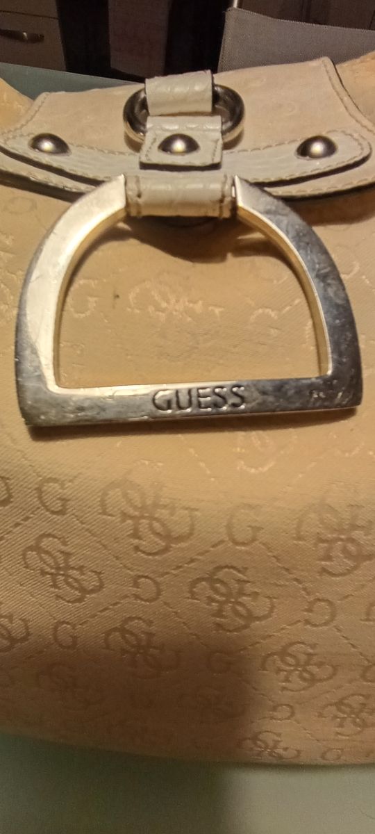Borsa Guess Hobo Beige e Bianca