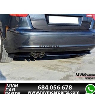 Añadido de paragolpes trasero Audi A3 8P Sportback
