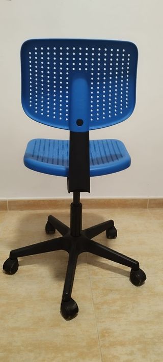 Silla de escritorio infantil azul