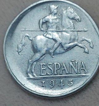 Moneda España 1945 (ERROR)