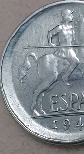 Moneda España 1945 (ERROR)