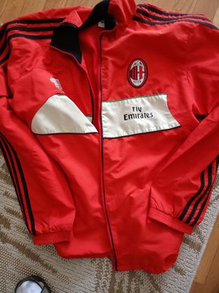Chaqueta Vintage AC Milan Adidas Roja