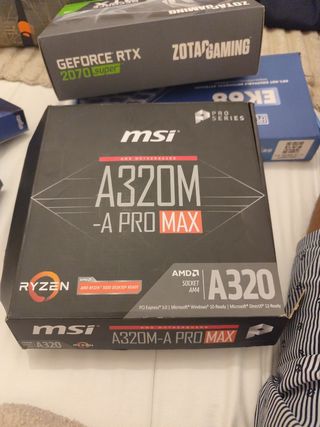 Placa Base MSI A320M-A PRO MAX