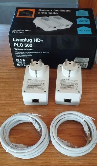 KIT PLC TP-LINK + ROUTER NETGEAR 4 PUERTOS