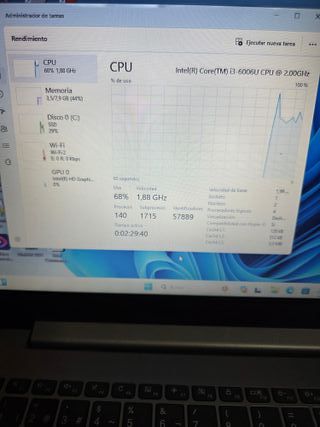 Ordenador portátilLenovo Ideapad  Intel Core i3