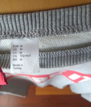 Sudadera gris con estampado TWERK IT