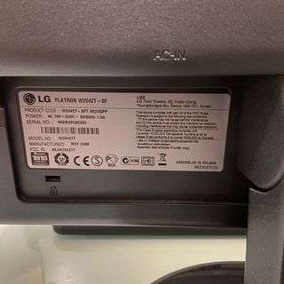 Monitor LG Flatron W2042T 20”