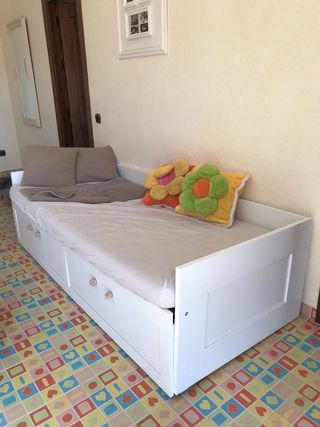Cama Ikea Brimnes 80x200cm con Cajones