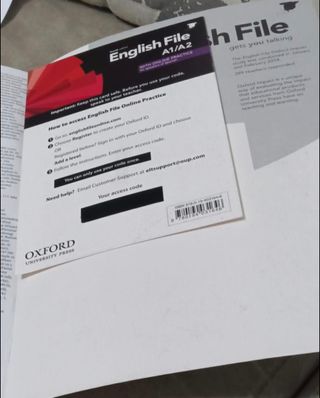 Libro de inglés A1/A2