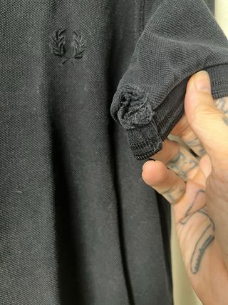 Polo Fred Perry Negro Talla S