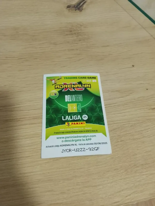 Cromo Mbappé Balón de Oro Panini