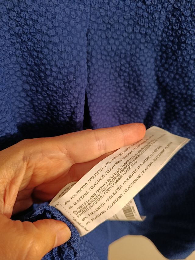 Abito blu Mango taglia M. Usato due volte.