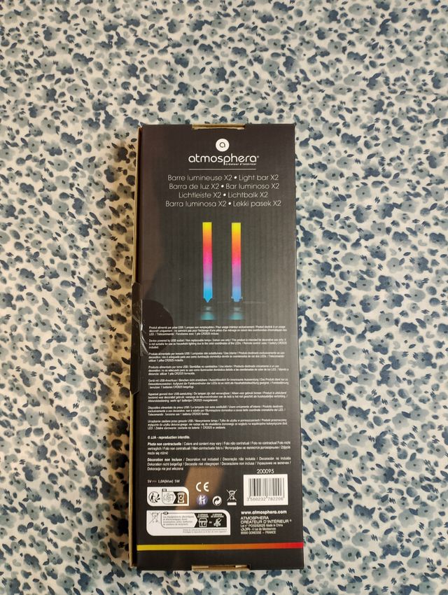 2 Barras LED RGB con Mando