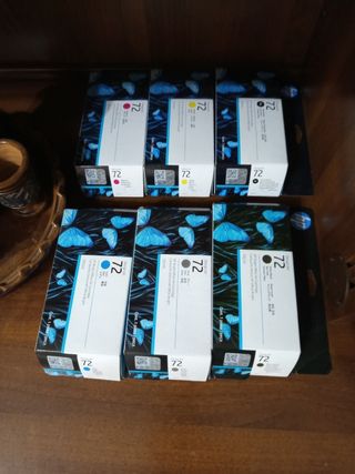 6 cartucce HP 72