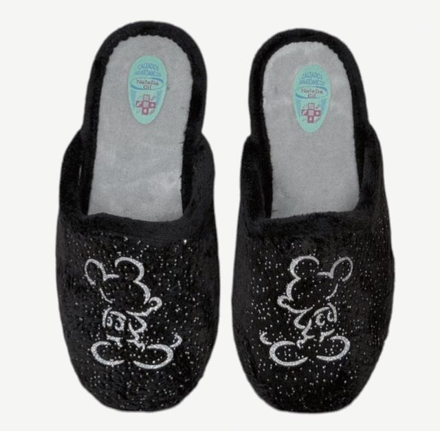 Zapatillas Casa Mickey Mouse Negras Talla 39