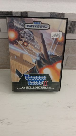 Caja e inserto Thunder Force II Sega Genesis