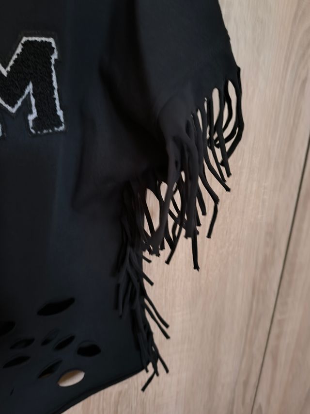 Camiseta MEKKDES Talla Única Desgastada