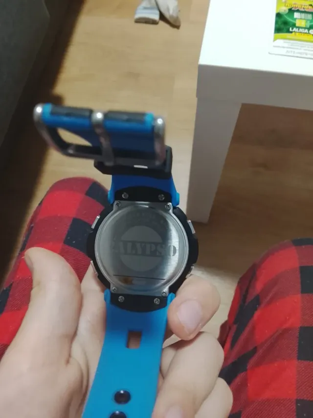 Reloj Calypso Digital Azul y Negro