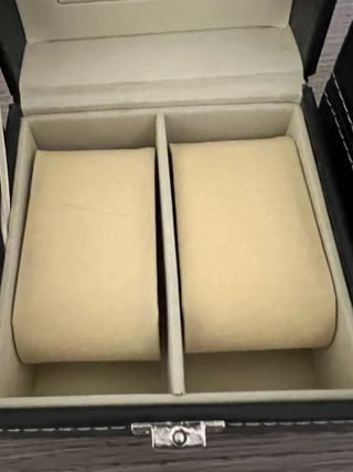 Set 3 cofanetti porta orologi con coperchio