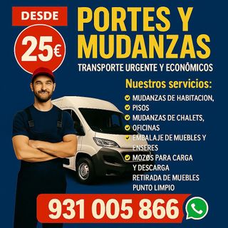 Mudanzas
Mudanzas urgentes
Mudanzas baratas
