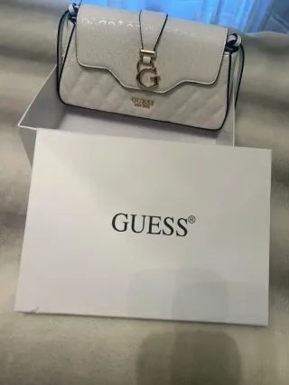 Bolso Guess Blanco con Caja